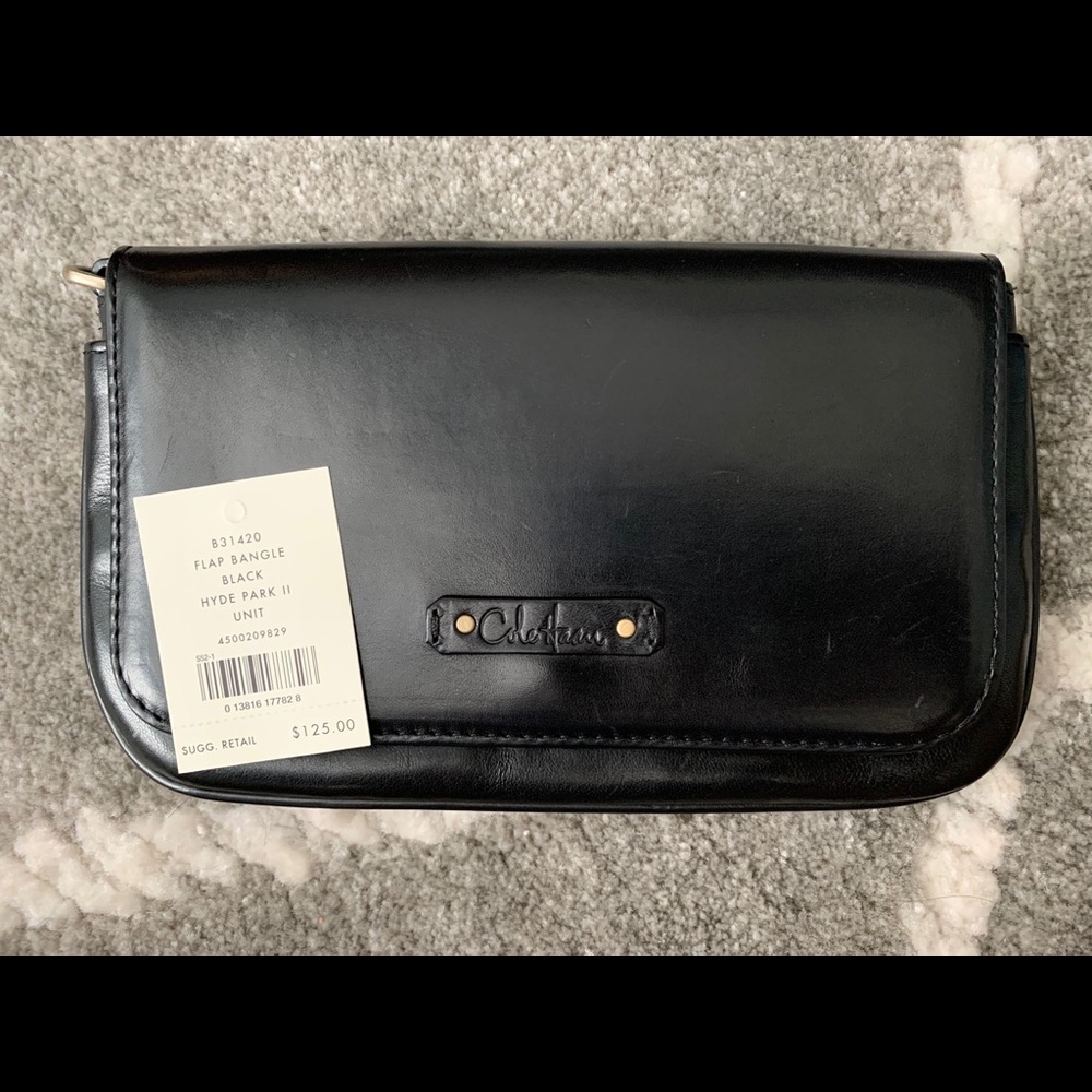 Cole Haan Flap Bangle Hyde Park Leather Wristlet